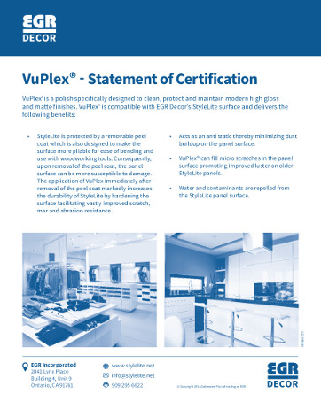 VuPlex Certification